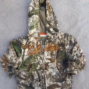 Cabela's Kids Woodland Camo Hoodie